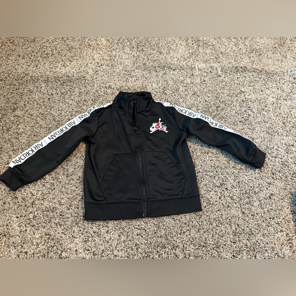 Nike Air Jordan Jumpman Full Zip Black Track Jacket Toddler - 24 Months